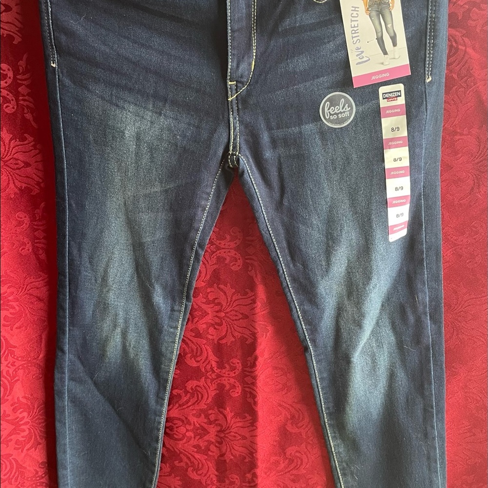 Levi Denizen Jeans 8/9 Jegging New Denim Blue